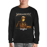 Megadeth - Crush World Tour 2024 Black Kids Sweatshirt 