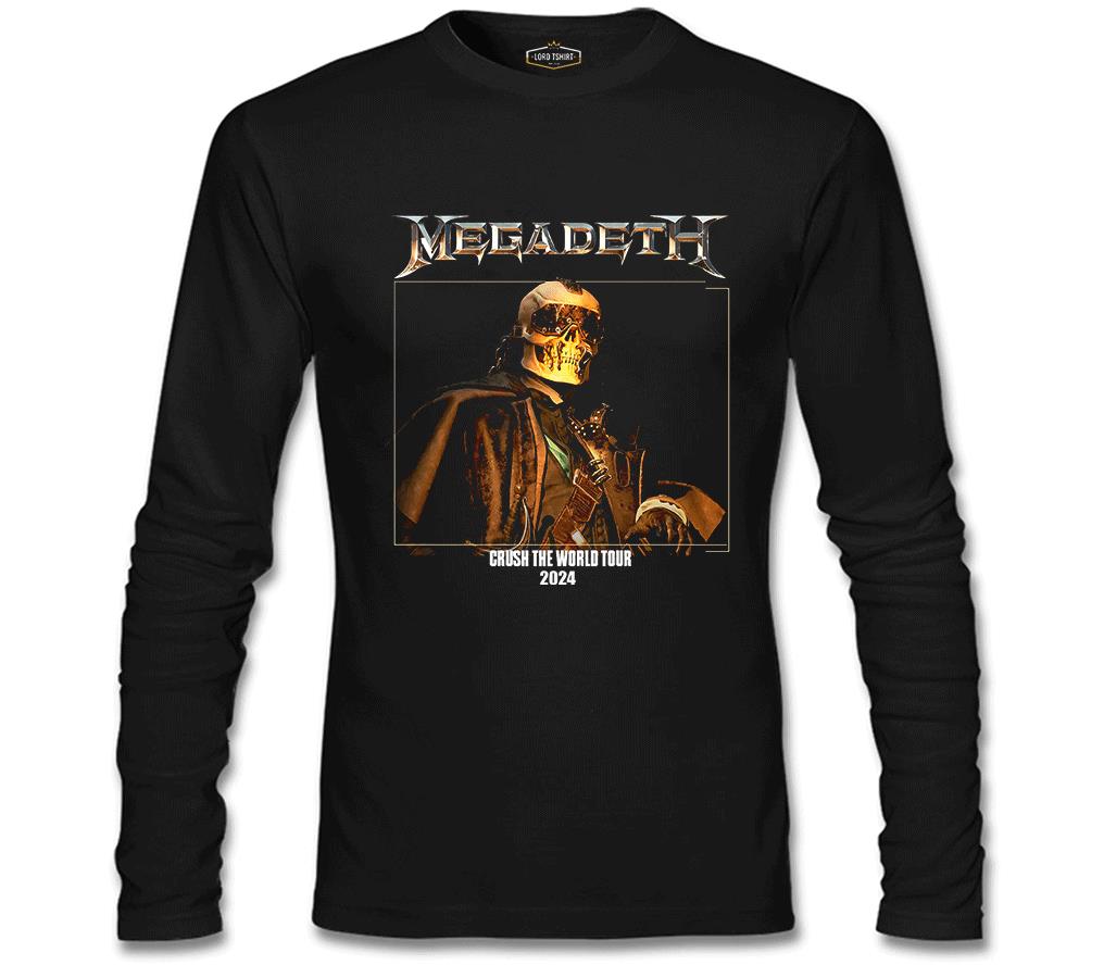 Megadeth - Crush World Tour 2024 Black Men's Sweatshirt 