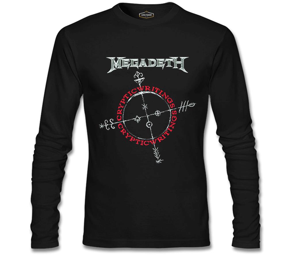 Megadeth - Cryptic Writings Siyah Erkek Sweatshirt