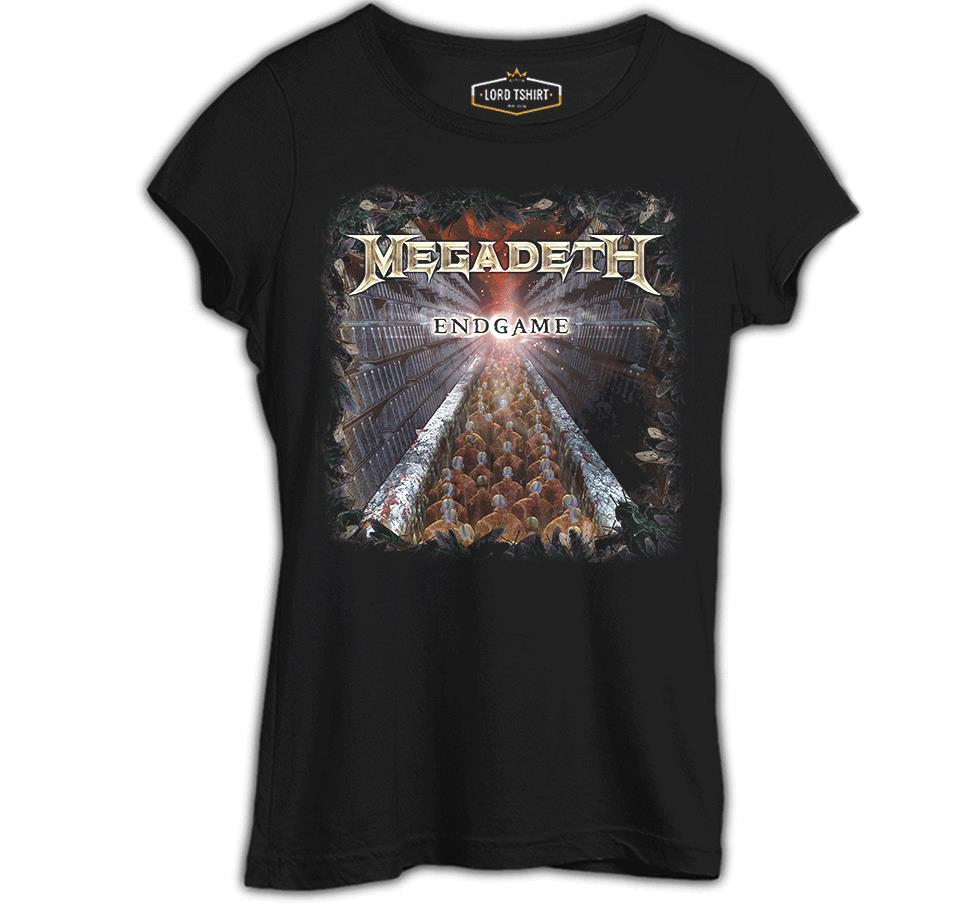 Megadeth - End Game Siyah Kadın Tshirt