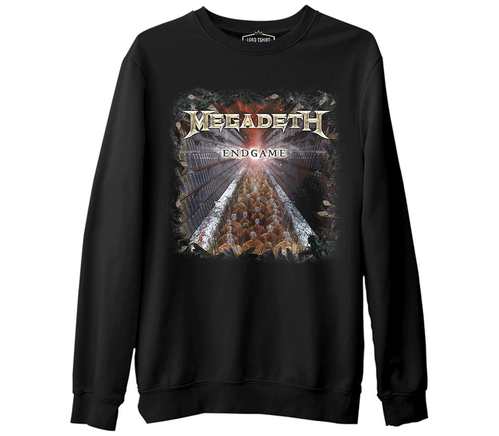 Megadeth - End Game  Siyah Erkek Kalın Sweatshirt
