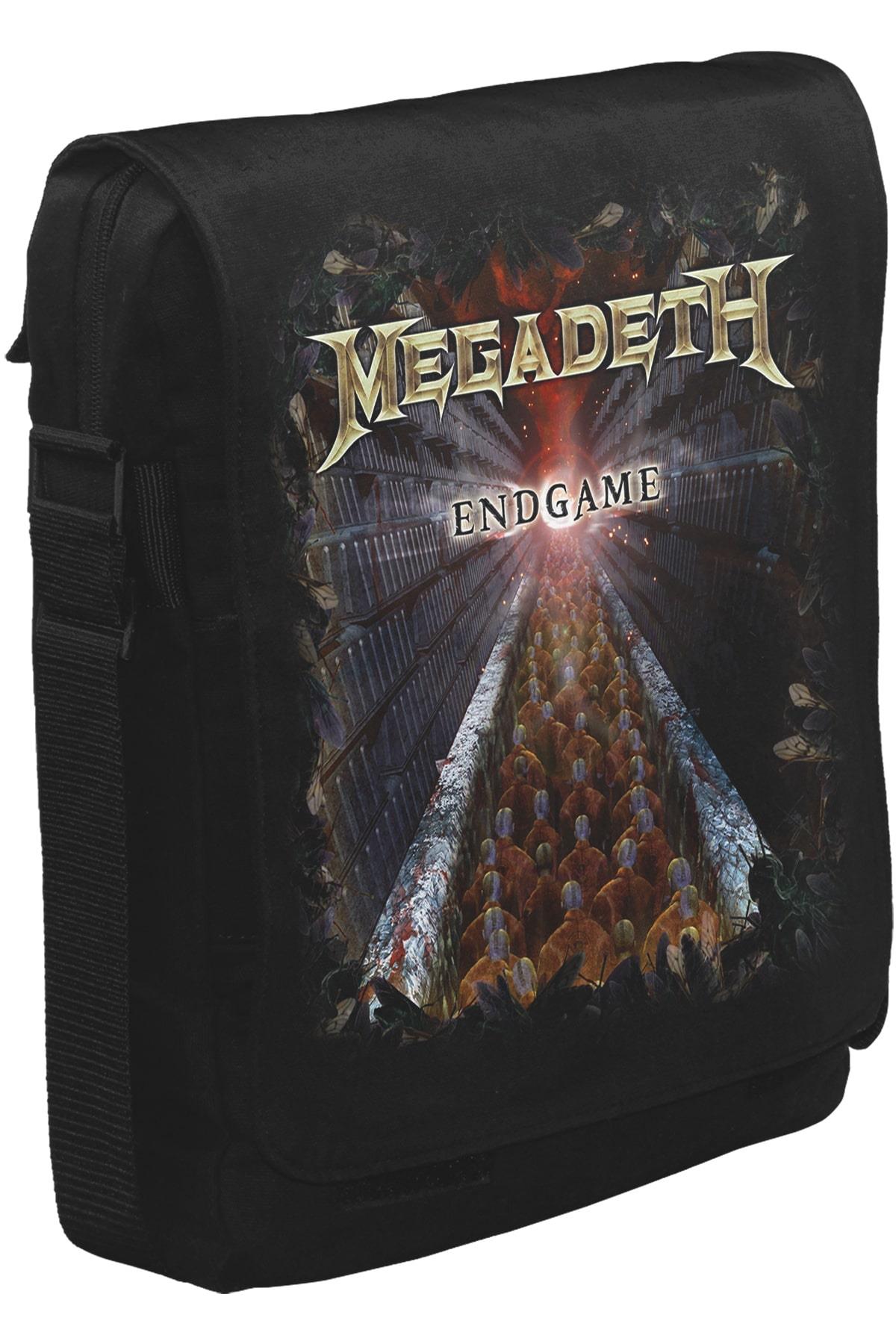Megadeth - End Game Unisex Siyah Postacı Çanta