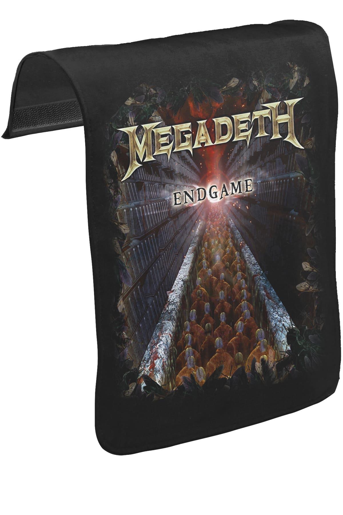 Megadeth - End Game Unisex Siyah Tak-Çıkar Postacı Çanta Kapağı CK-75
