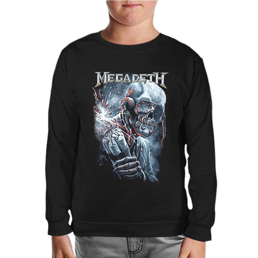 Megadeth Siyah Çocuk Sweatshirt