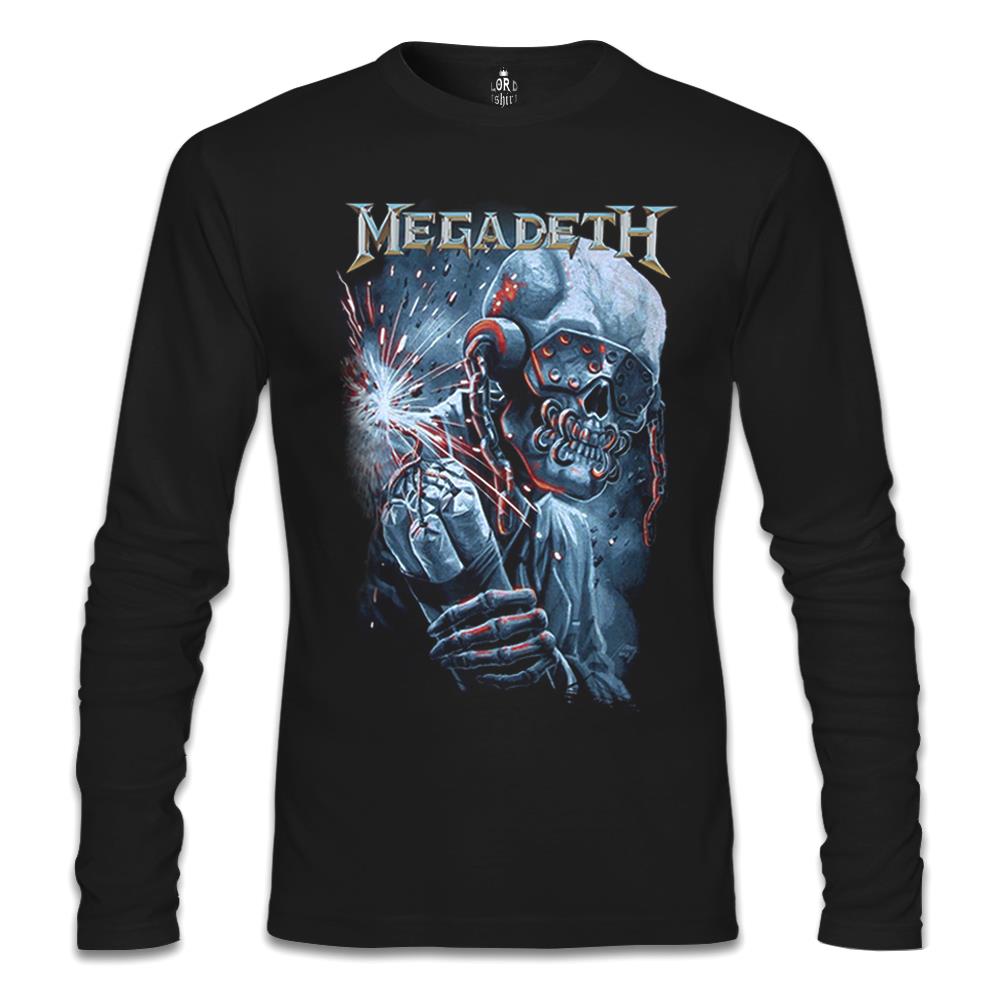 Megadeth Siyah Erkek Sweatshirt