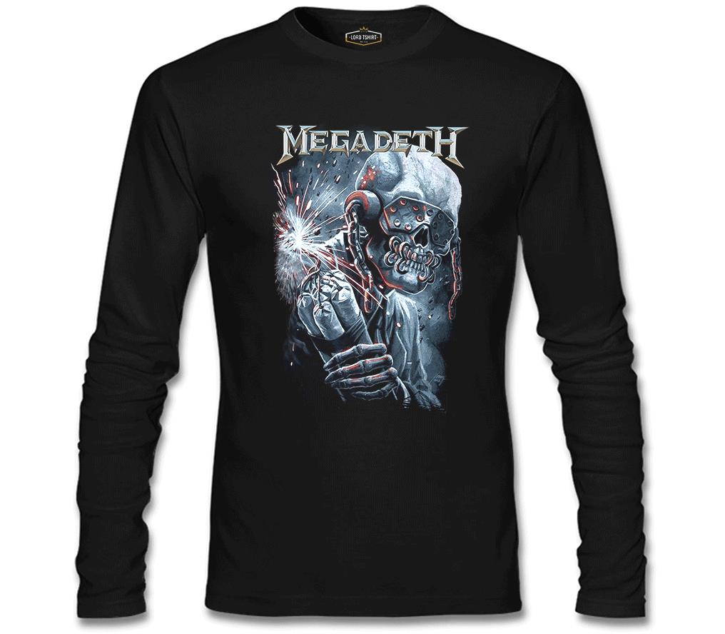 Megadeth Siyah Erkek Sweatshirt