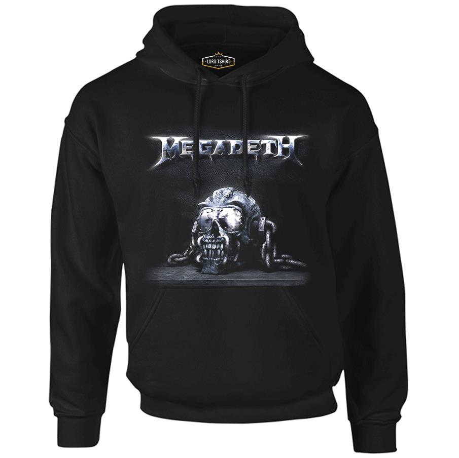 Megadeth - Vic 1 Black Men's Zipperless Hoodie