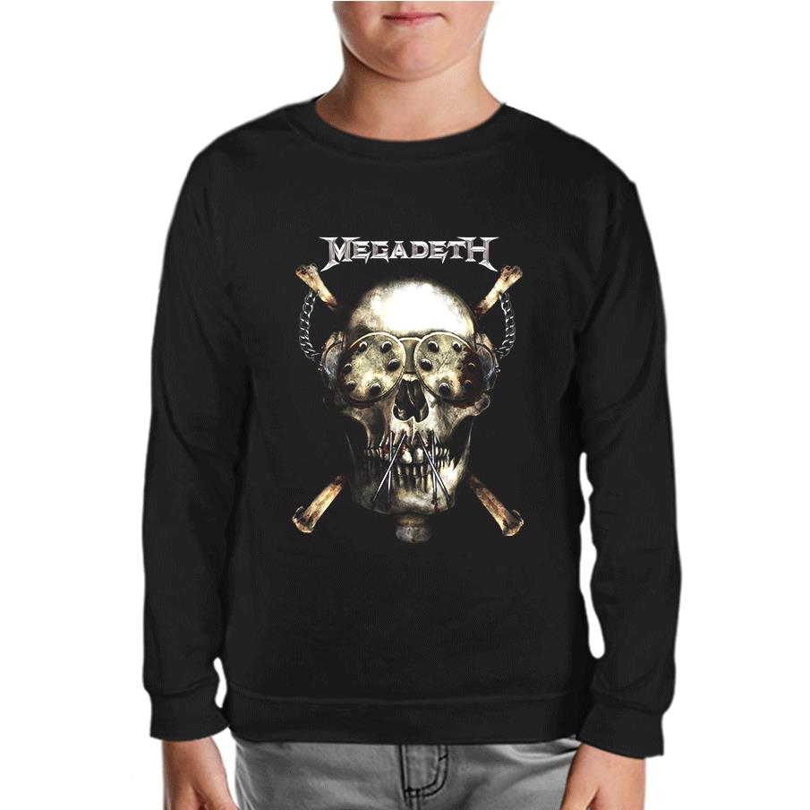 Megadeth - Vic 3 Black Kids Sweatshirt