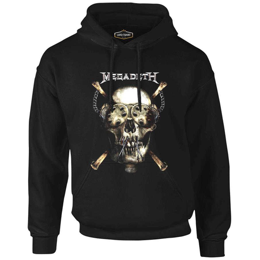 Megadeth - Vic 3 Black Men's Zipperless Hoodie