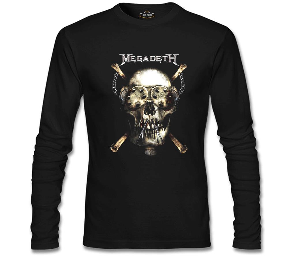Megadeth - Vic 3 Siyah Erkek Sweatshirt