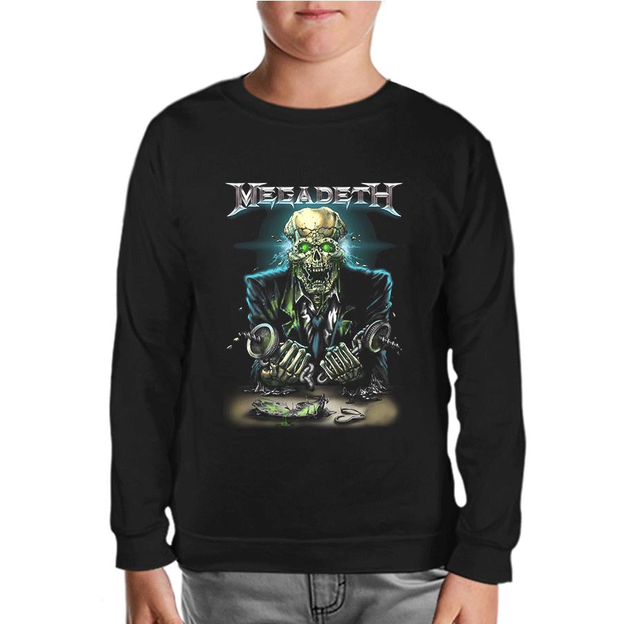 Megadeth - Vic 4 Black Kids Sweatshirt