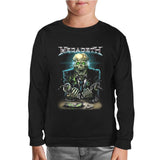 Megadeth - Vic 4 Black Kids Sweatshirt
