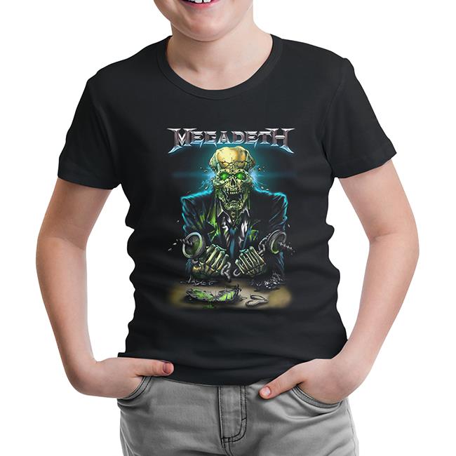 Megadeth - Vic 4 Siyah Çocuk Tshirt