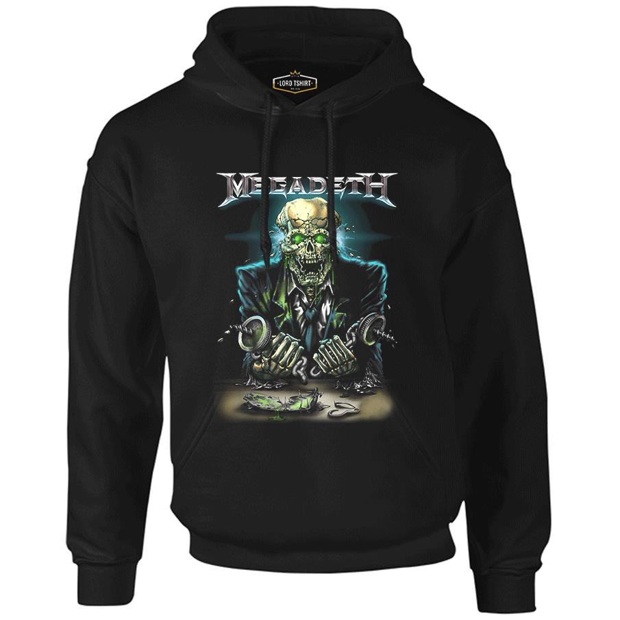 Megadeth - Vic 4 Black Men's Zipperless Hoodie