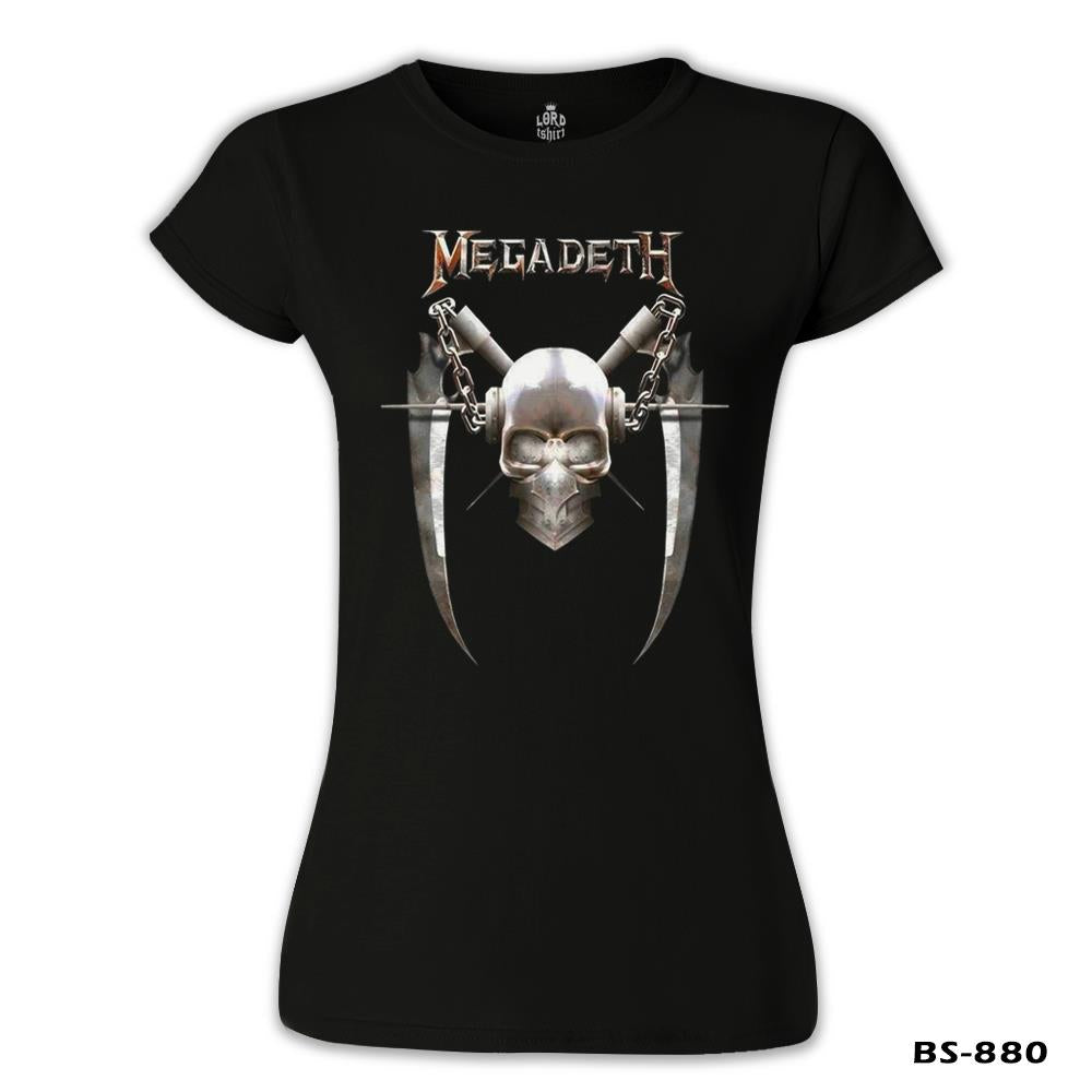 Megadeth - Vic 6 Black Women's Tshirt