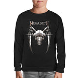 Megadeth - Vic 6 Black Kids Sweatshirt