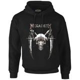 Megadeth - Vic 6 Siyah Erkek Fermuarsız Kapşonlu