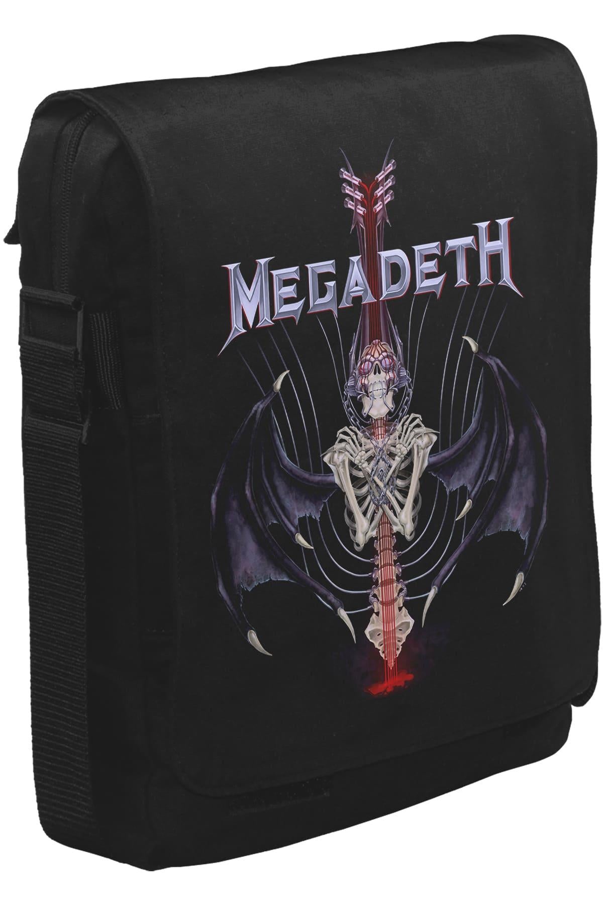 Megadeth - Vic II Unisex Siyah Postacı Çanta