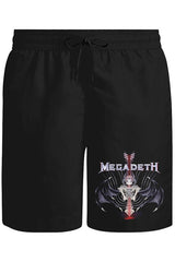 Megadeth - Vic II Unisex Siyah Şort