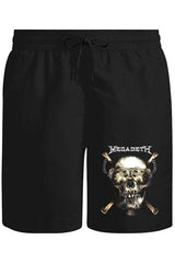 Megadeth - Vic III Unisex Siyah Şort