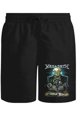 Megadeth - Vic IV Unisex Siyah Şort