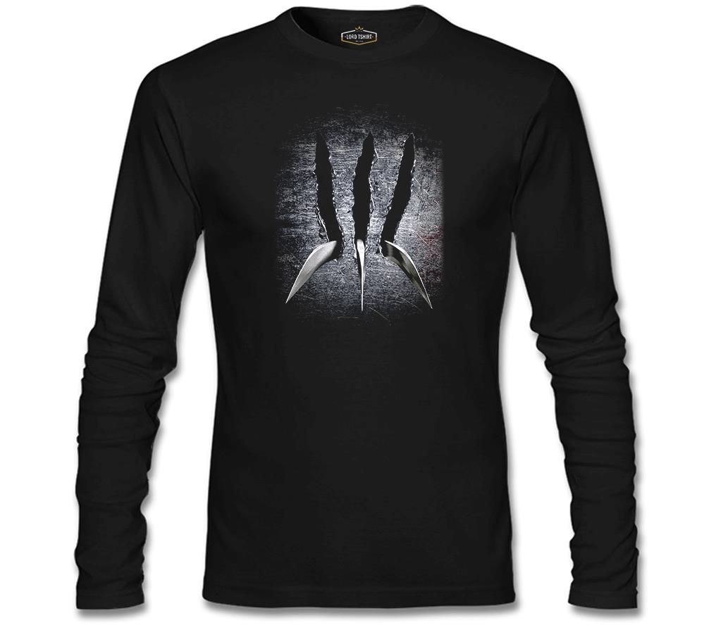 Men Origins Siyah Erkek Sweatshirt