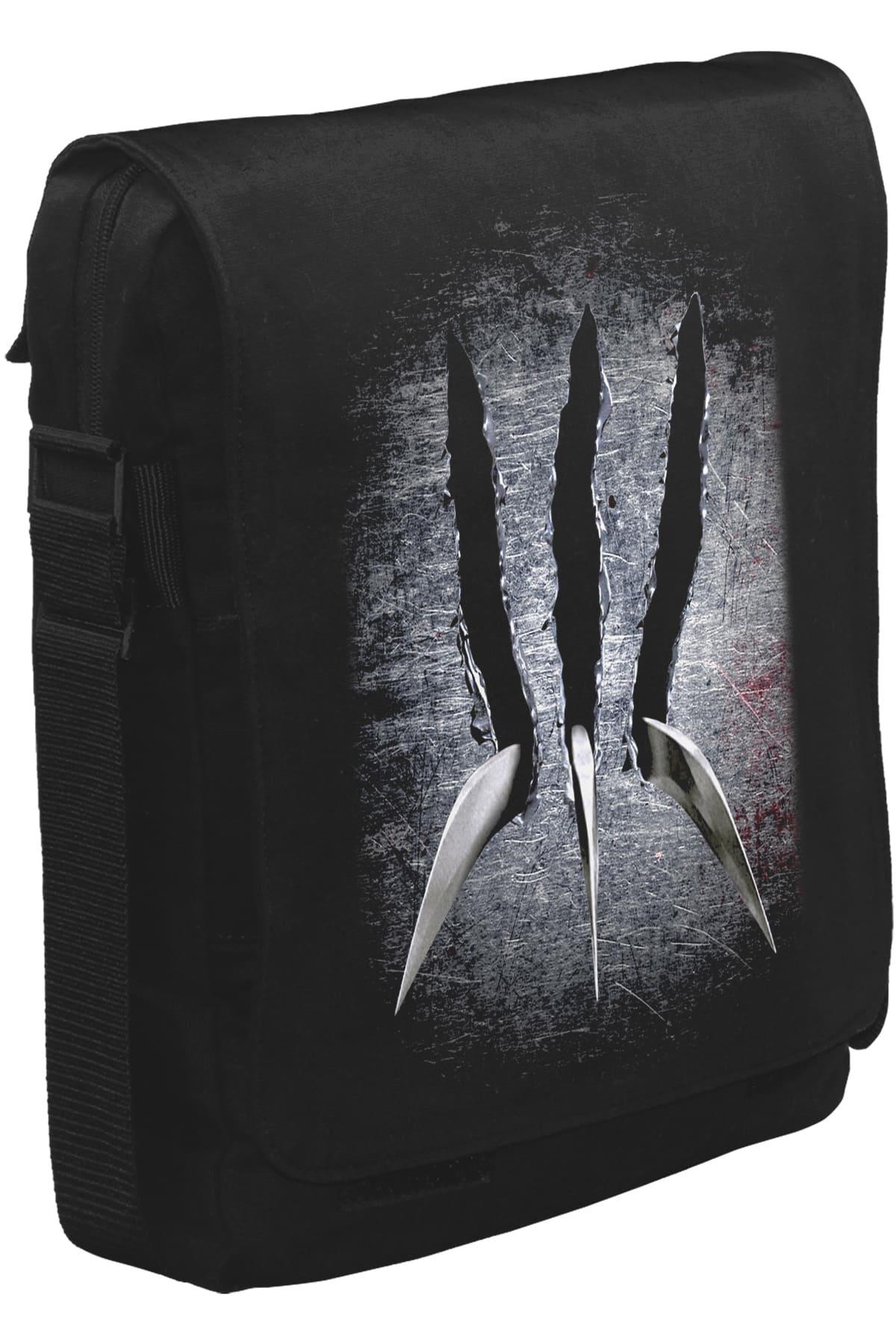 Men Origins Unisex Siyah Postacı Çanta