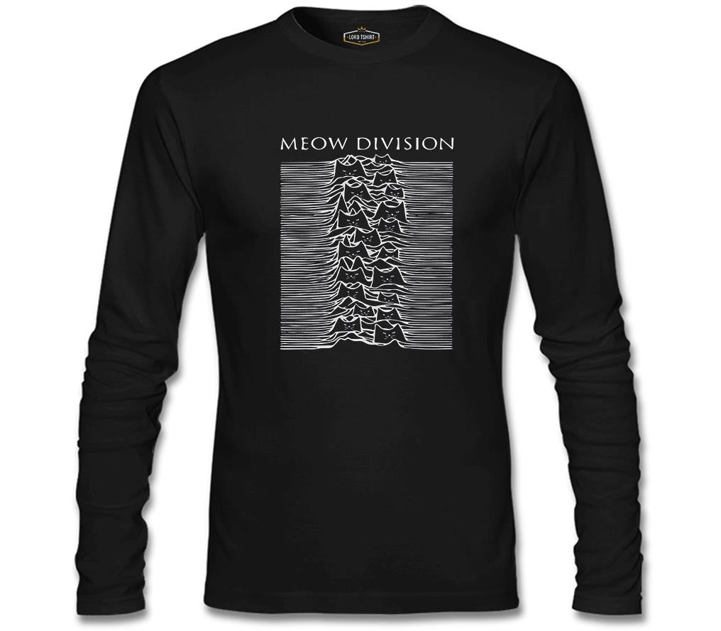 Meow Division Black Men's Sweatshirt
