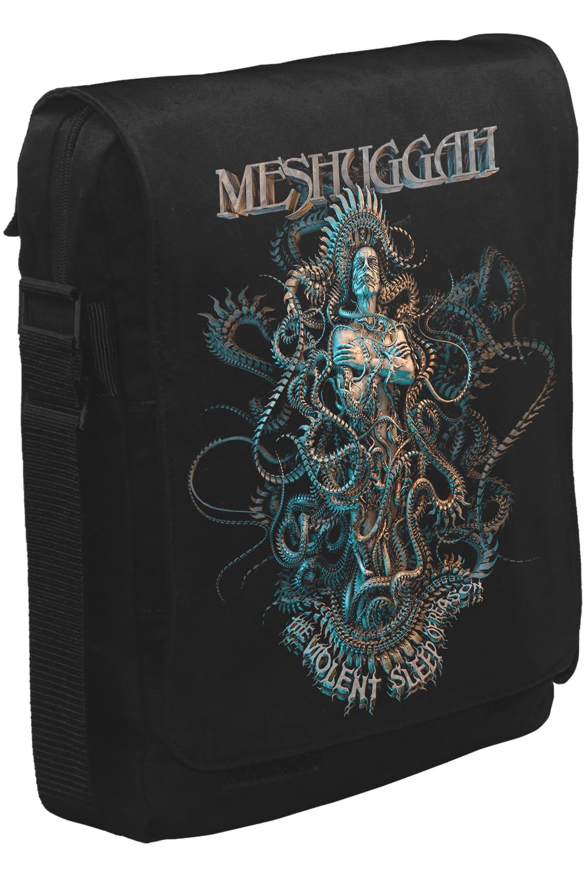 Meshuggah – Violent SleepUnisex Siyah Postacı Çanta