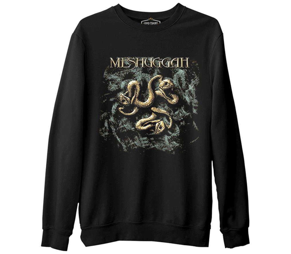 Mesuggah  Siyah Erkek Kalın Sweatshirt