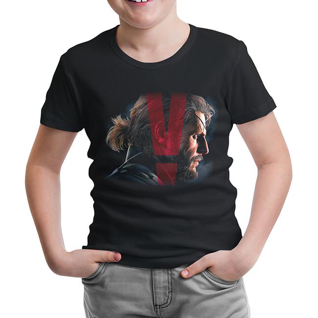 Metal Gear Solid V - The Phantom Pain Siyah Çocuk Tshirt