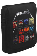 Metallica - Album Covers Unisex Siyah Postacı Çanta
