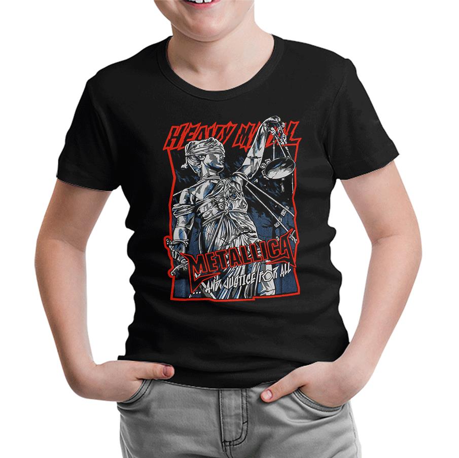 Metallica - And Justice For All Siyah Çocuk Tshirt