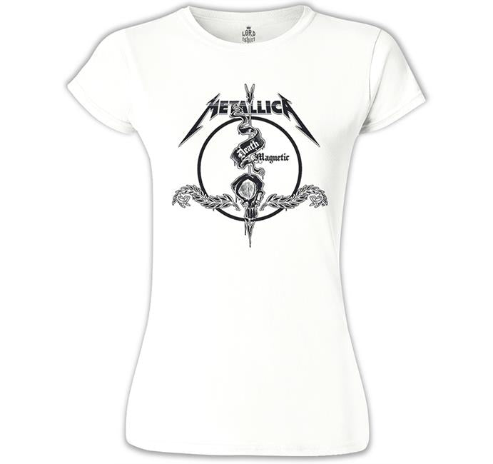 Metallica - Death Magnetic White Women's Tshirt