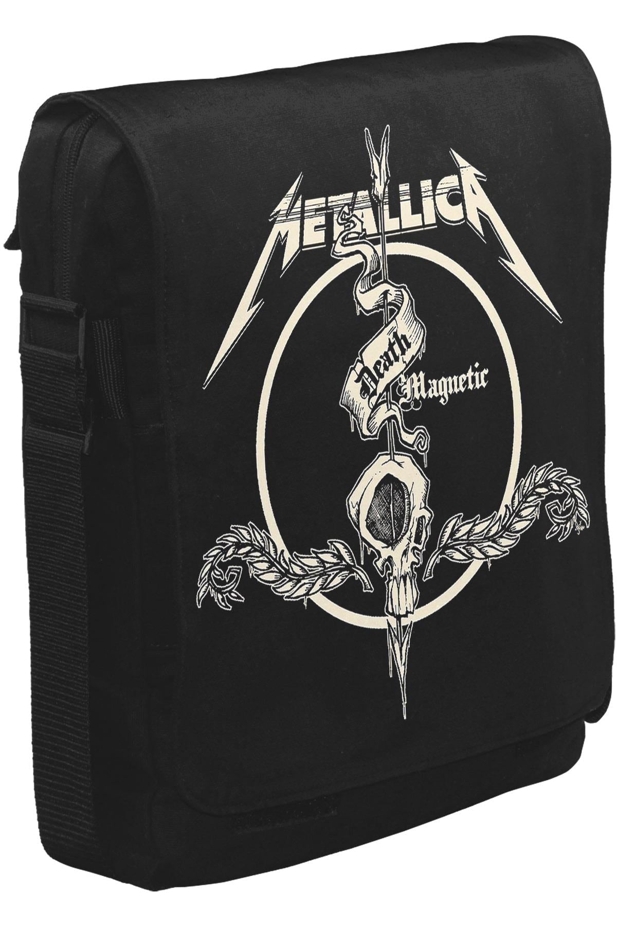 Metallica - Death Magnetic Unisex Siyah Postacı Çanta