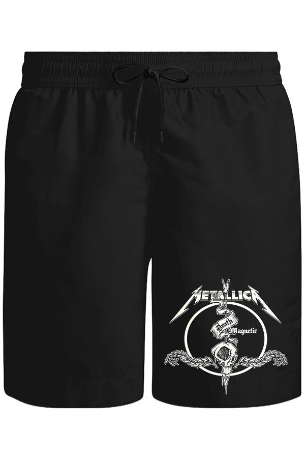 Metallica - Death Magnetic Unisex Siyah Şort