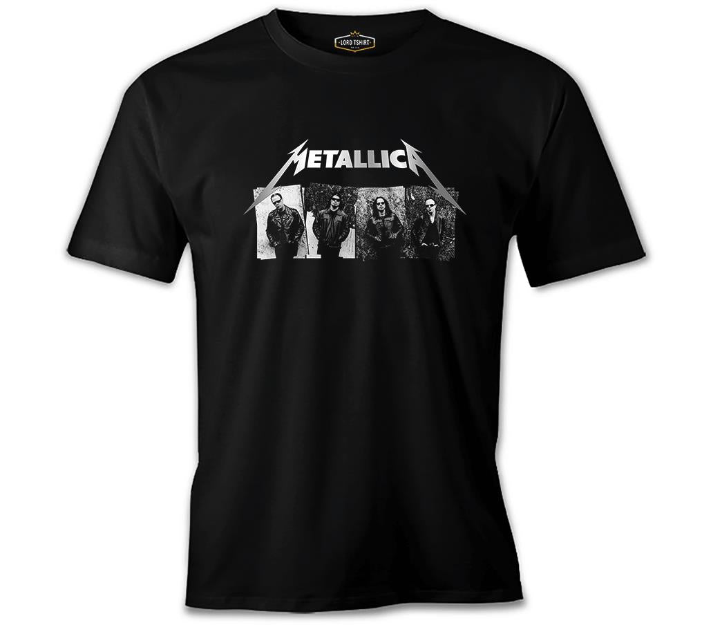 Metallica - Grup Elemanları Wall Siyah Erkek Tshirt