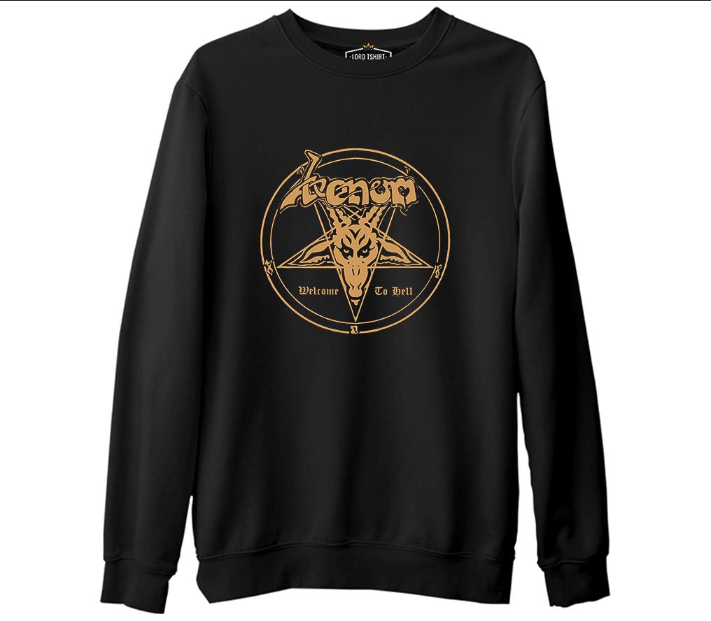 Metallica - Guitar in Sand  Siyah Erkek Kalın Sweatshirt
