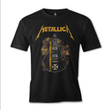 Metallica - Guitar in Sand Black Men's Tshirt