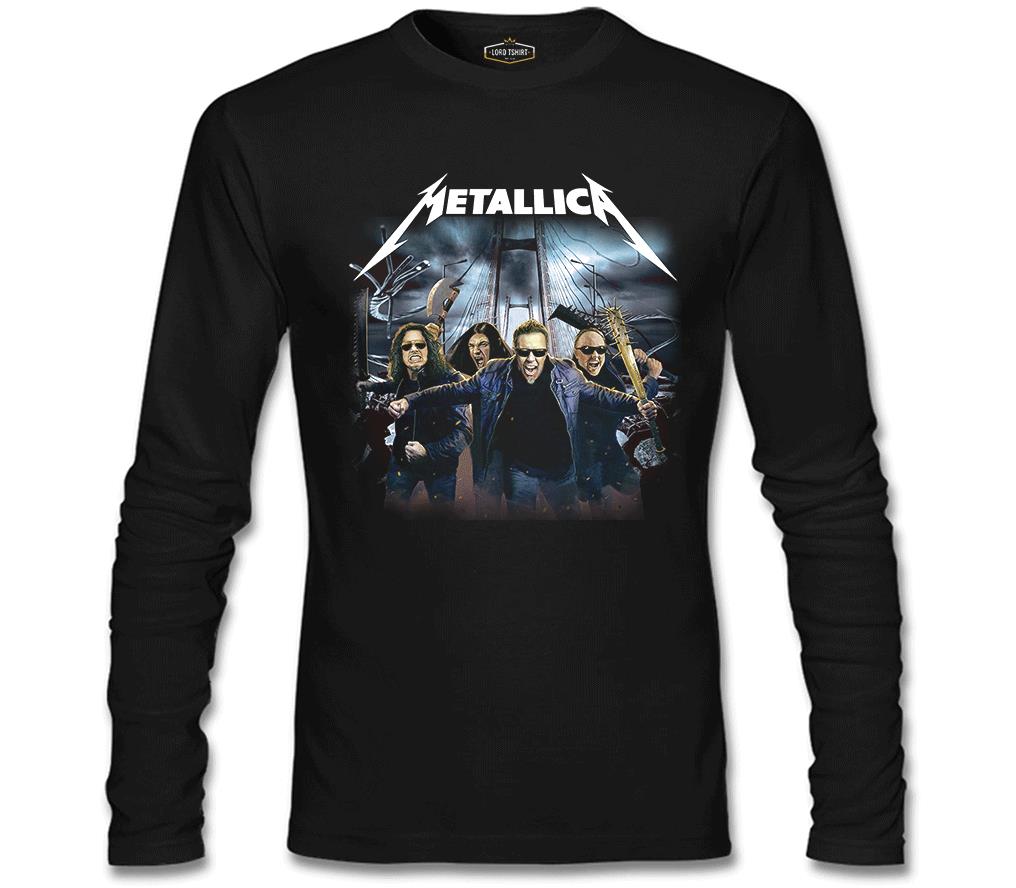 Metallica - İstanbul Siyah Erkek Sweatshirt
