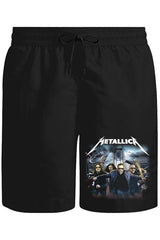 Metallica - İstanbul Unisex Siyah Şort