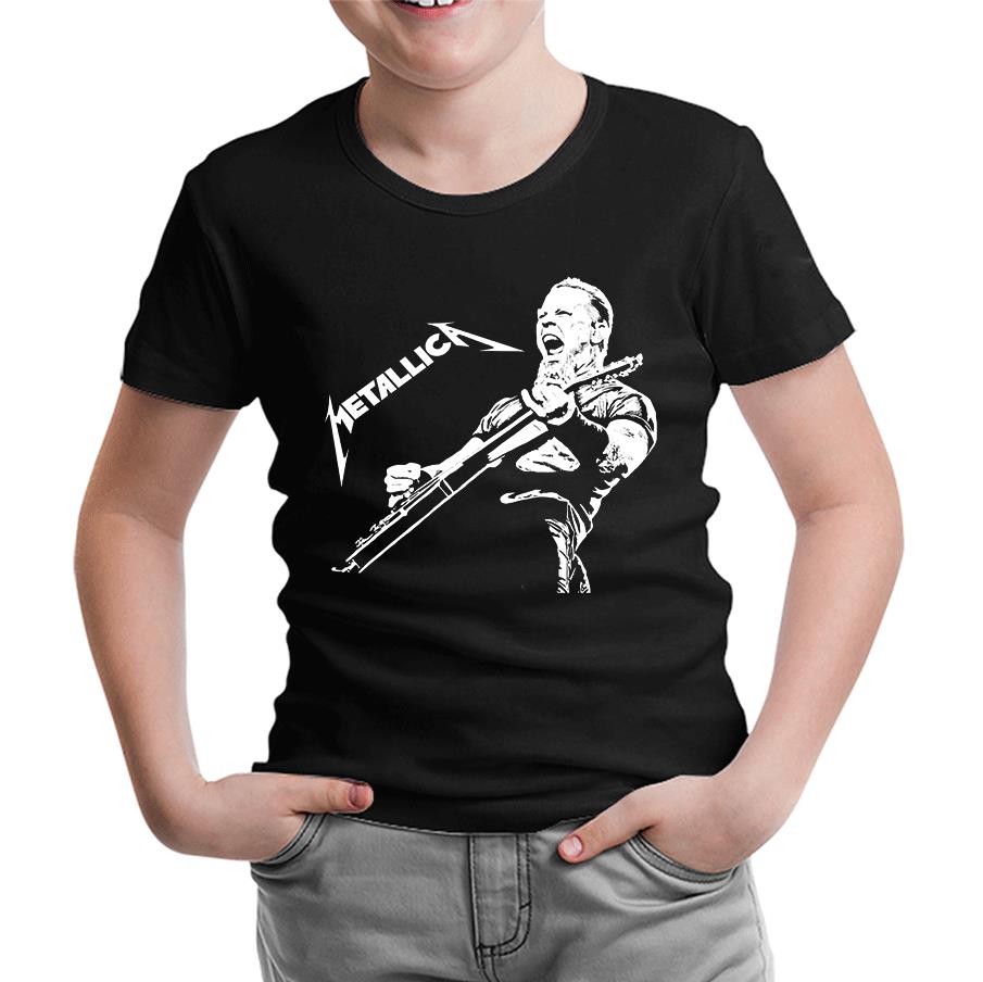 Metallica - James Band Siyah Çocuk Tshirt