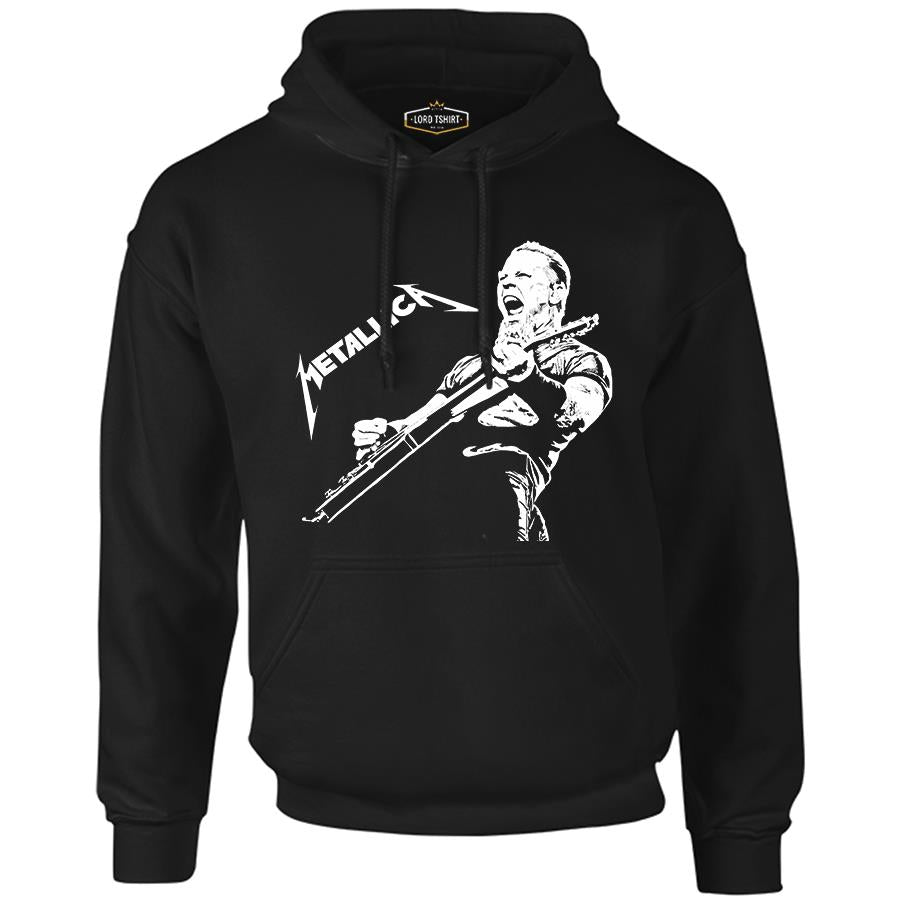 Metallica - James Band Black Men's Zipperless Hoodie