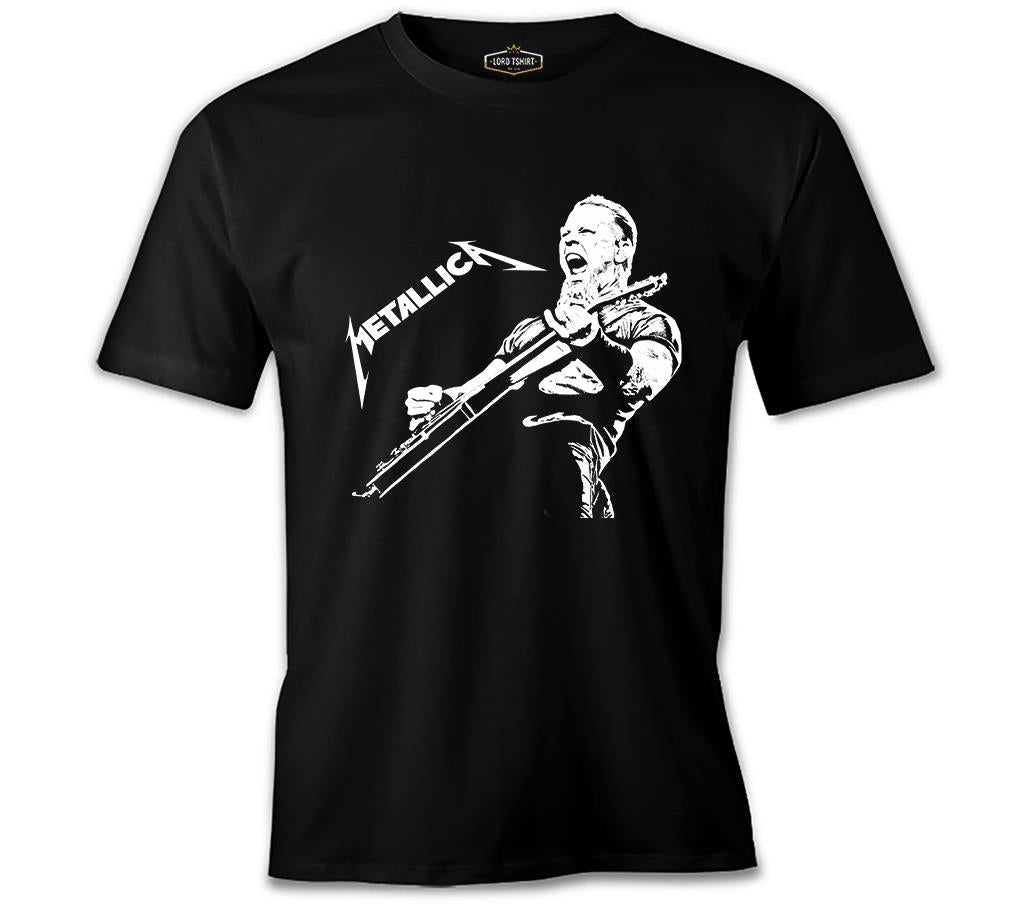 Metallica - James Band Siyah Erkek Tshirt