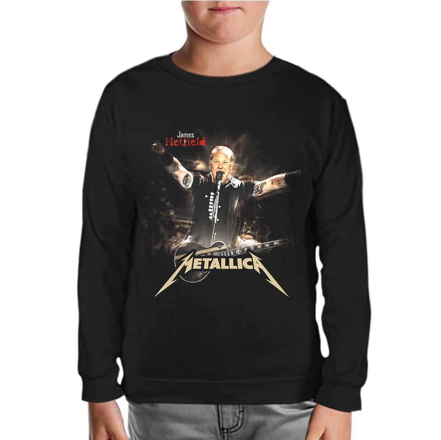 Metallica - James Concert Black Kids Sweatshirt