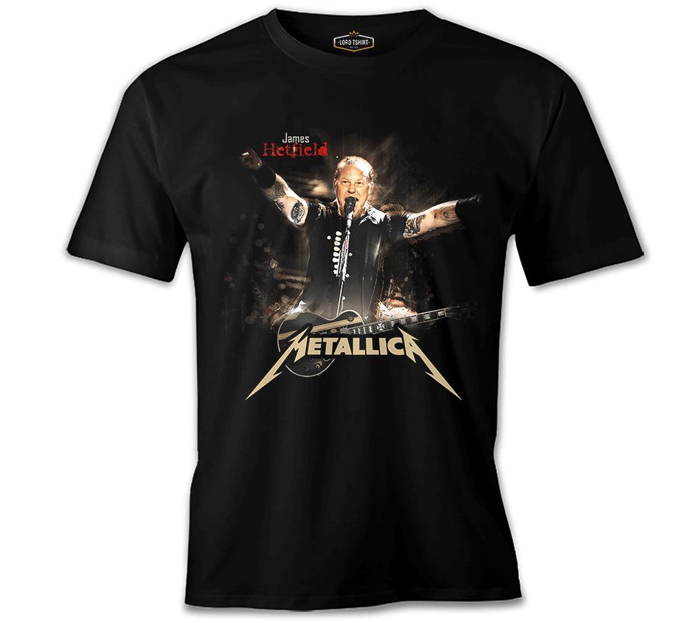 Metallica - James Concert Siyah Erkek Tshirt