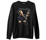 Metallica - James Guitar  Siyah Erkek Kalın Sweatshirt