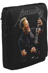 Metallica - James Guitar Unisex Siyah Postacı Çanta