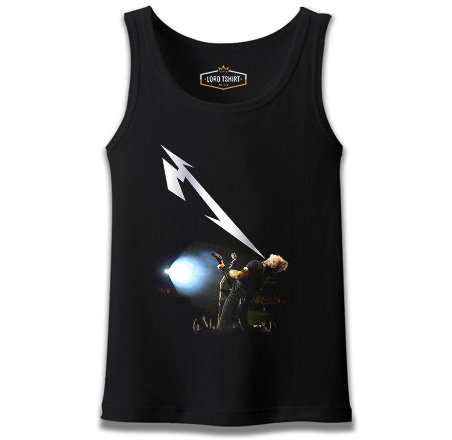 Metallica - James Light Siyah Erkek Atlet