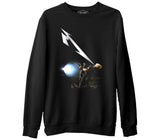 Metallica - James Light  Siyah Erkek Kalın Sweatshirt